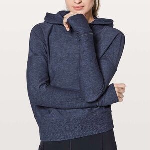 Lululemon Lead The Pack Hoodie Heathered Stony Grape/Black